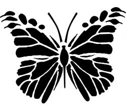 Stencil Schablone Schmetterling 2